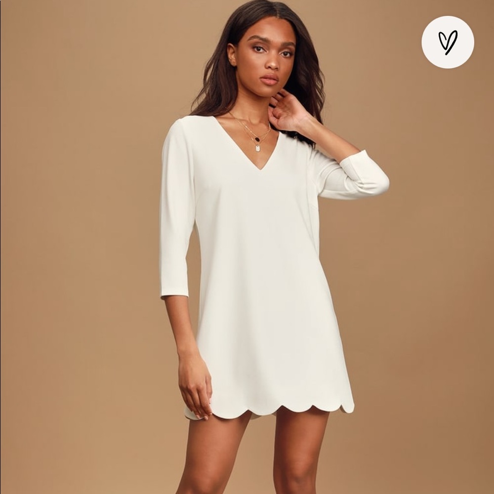 Lulu's White Mini Dress